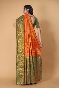 New Kanjiveram Silk With Zari Woven Saree With Blouse-thumb2