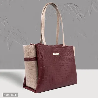 Texture Stylish PU Handbags For Women