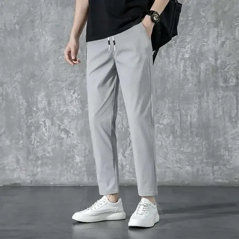 Best Selling Cotton Blend Regular Track Pants For Men 