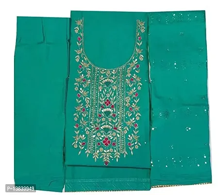 Stylish Women Cotton  Dress Material with Dupatta-thumb0