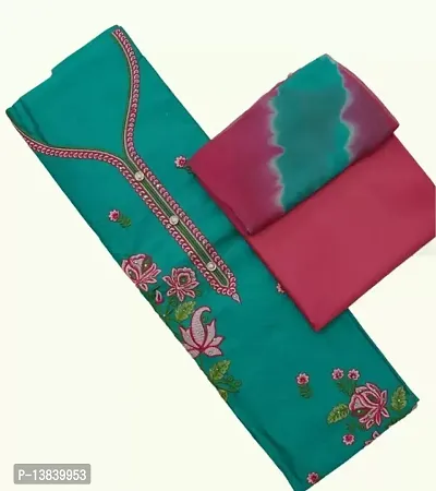 Stylish Women Cotton  Dress Material with Dupatta