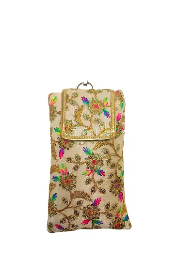 Ethnic Embroidered mobile Sling Bag