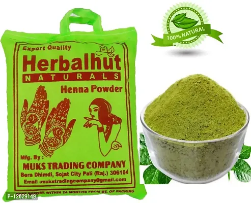 Natural Henna Leaf Powder Bulk Jar 1000 G