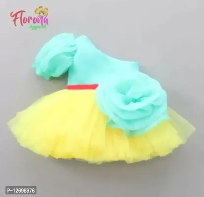 Fancy Cotton Blend Frocks For Baby Girl