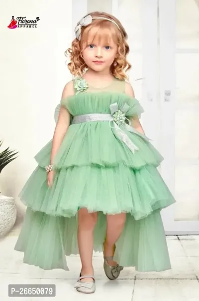 Classic Net Dress for Kids Girls-thumb0
