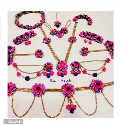 Stylish Multicoloured Pearl  Jewellery Set For Women-thumb0