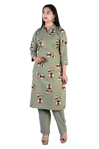 Latest Attractive Cotton Stitched Kurta Set-thumb3