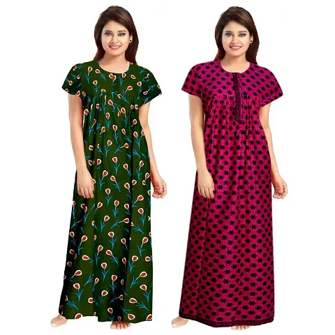 Stylish Nighty For Women Pack Of 2