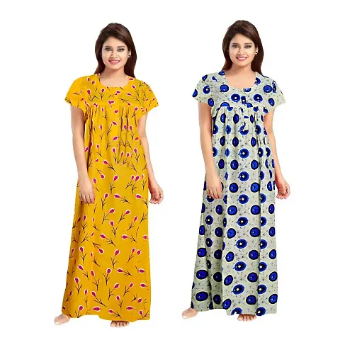 Stylish Fancy Nighty Combo For Women Pack Of 2