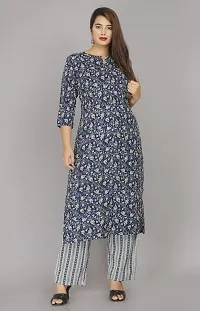 LAKDA'S Women's Rayon Straight Kurta with Palazzo-thumb4