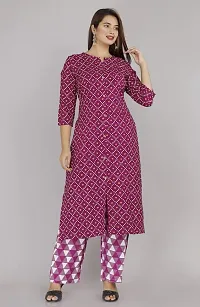 LAKDA'S Women's Rayon Straight Kurta with Palazzo-thumb4