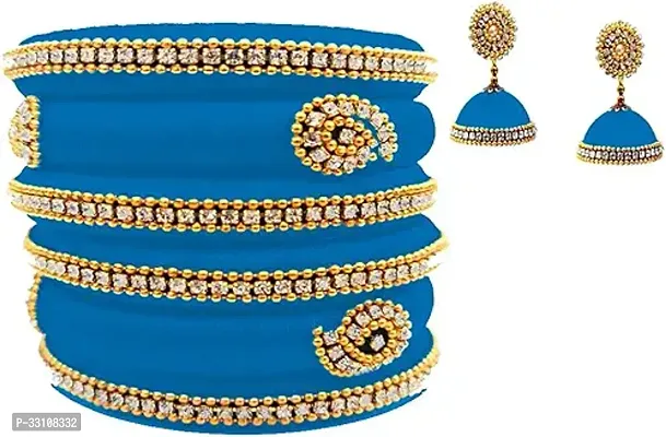 Stylish Blue Plastic Jewellery  Set For Women-thumb0