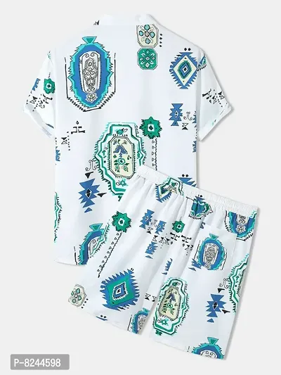Beautiful Rayon Printed Top And Bottom Nightwear For Men-thumb2