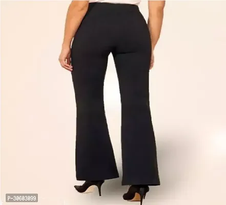 Stylish Black Polycotton Trousers for Women-thumb2