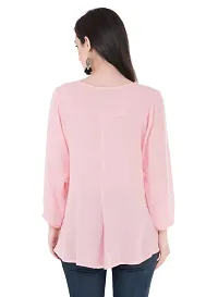 Women's Crepe Pink Top-thumb4