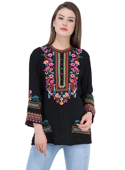 Women's Rayon Print Tunic