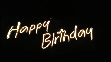 Indian Tag Happy Birthday LED Neon Lights Frames for Bedroom Wall Decor Wedding Birthday Party Home Deacute;cor for Party Gifts-thumb2