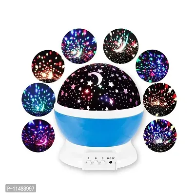 ASPENX Star Projector Space Star Master Moon Night Lamp For Kids Room With Rotating 4 Mode Sky Romantic(Pack Of 1,Plastic)-thumb3