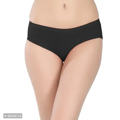 Beautyline Women Mid Rise Medium Coverage Solid Cotton Stretch Brief Panty