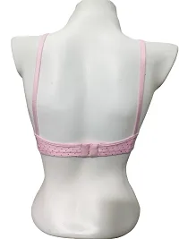 Stylish Pink Cotton Blend Printed Bras For Women-thumb1