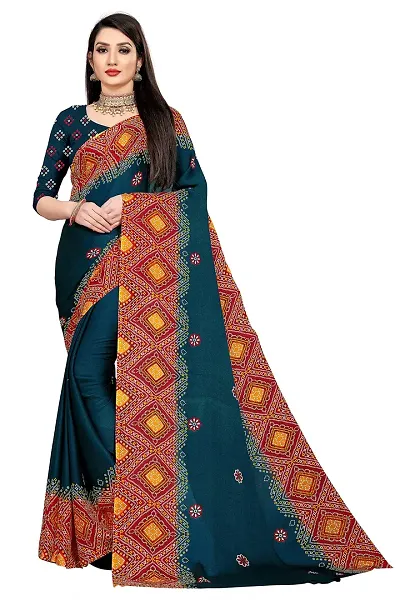 VOILA Women's Bhagalpuri Art Silk Saree