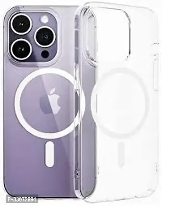 Back Cover for Apple iPhone 14 Pro  (Transparent, Magnetic Case, Silicon)