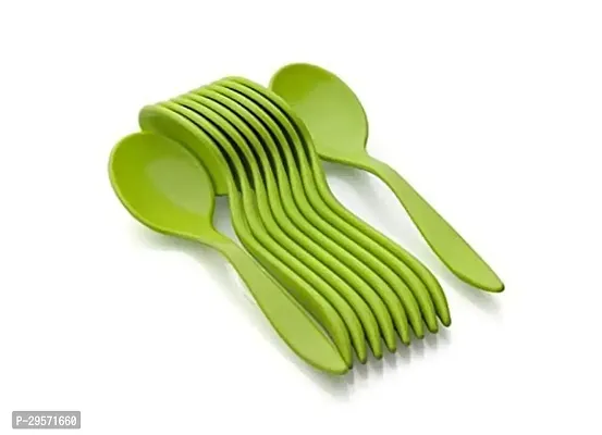 Elegant Plastic Dinner Spoon Set Of 6-thumb2