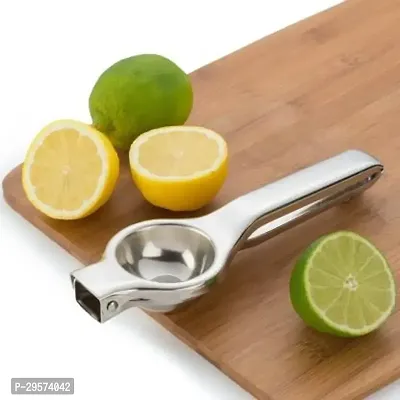 Classic Steel Hand Juicer Pure Steel Max Duty Lemon Juicer-thumb0