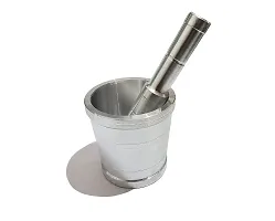 Durable Aluminium Mortar and Pestle Set For Kitchen-thumb1