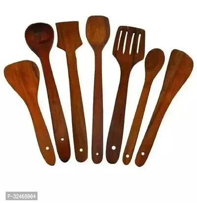 Trendy Wooden Cooking Spoons Pack Of 7