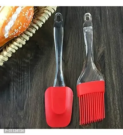 Combo Of 3 - 2 Ghee Brushes And 1 Spatula Silicone-thumb4