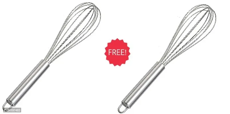 2 pieces Hand Blender Silver-thumb0