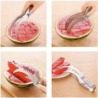 Useful Metal Stainless Steel Watermelon Knife Slicer-thumb1