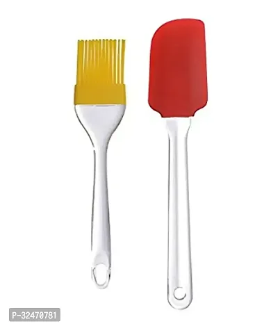 Trendy Silicon Brush And Spatula Set Of 2-thumb0