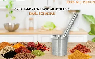 Useful Metal Mortar And Pestle Set For Spice Mixer-thumb1