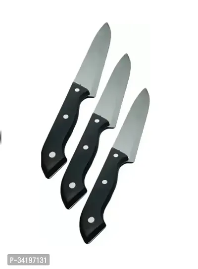 Strong And Durable Stainless Steel Kitchen Knives Set Of 3-thumb0