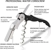 Waiter Corkscrew Wine Opener With Foil Cutter-thumb2