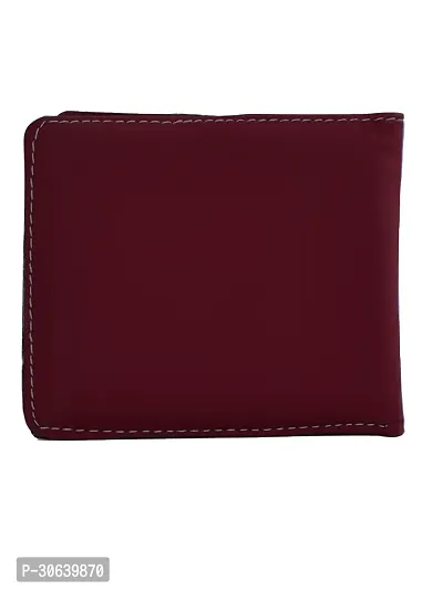 Designer Brown Artificial Leather Two Fold Wallet For Men-thumb3