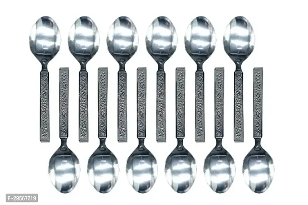 Beautiful Stainless Steel Tea Spoons Pack Of 12-thumb0