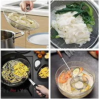 Useful Stainless Steel Multiuse Stainless Steel Deep Fry Strainer With Handle-thumb1