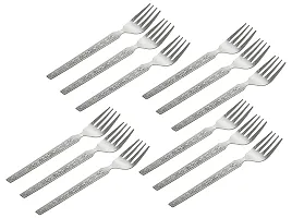 Durable Stainless Steel Forks Combo Of 12-thumb1