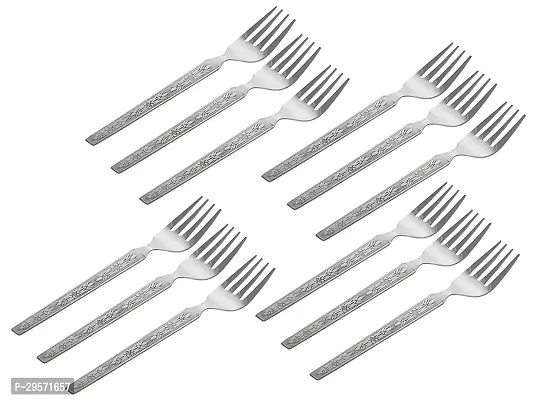 Durable Stainless Steel Forks Combo Of 12-thumb2