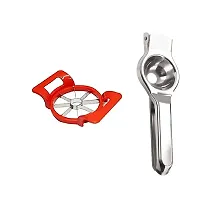 Useful Metal Apple Cutter With Stainless Steel Lemon Squeezer- 2 Pieces-thumb2