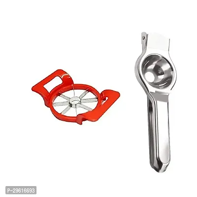 Useful Metal Apple Cutter With Stainless Steel Lemon Squeezer- 2 Pieces-thumb3