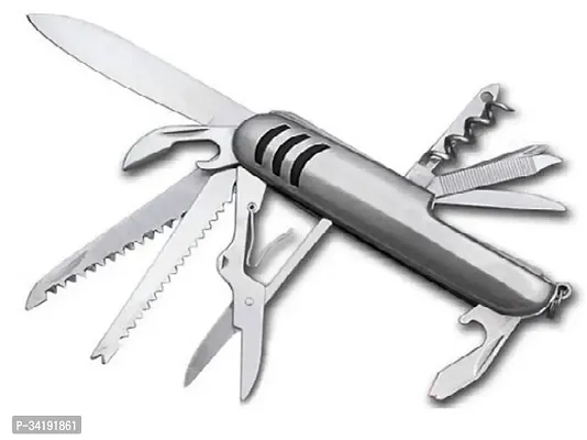 Multipurpose 11 in 1 Stainless Steel Pocket Knife-thumb0