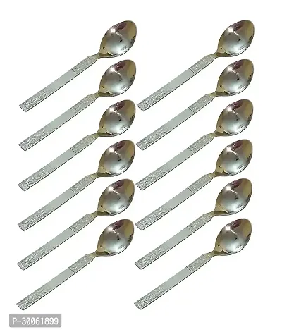 Useful Stainless Steel Table Spoons- 12 Pieces-thumb2