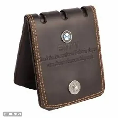 Designer Brown Artificial Leather Two Fold Wallet For Men-thumb4