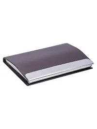 Designer Brown Artificial Leather Card Holder For Men-thumb4