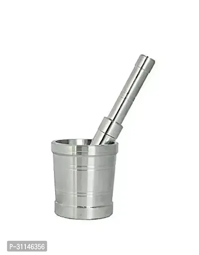 Durable Aluminium Mortar and Pestle Set For Kitchen