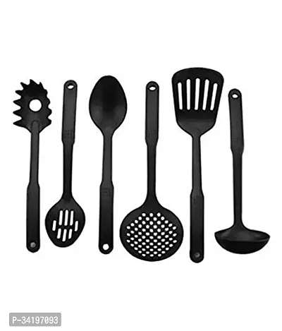 Trendy Steel Kitchen Spoons Set Of 6-thumb0